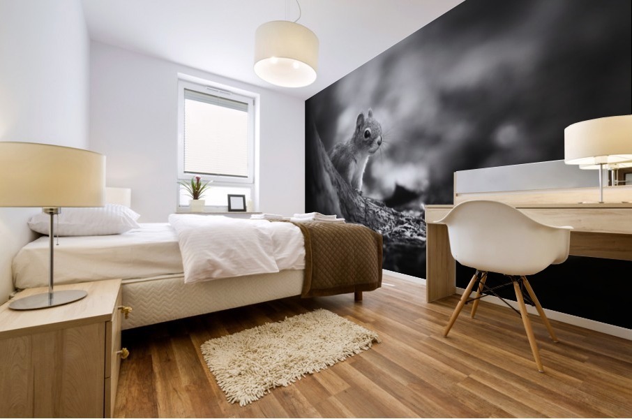 In the woods Mural print