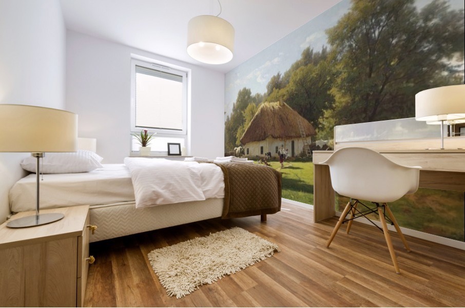 A spring day in Ukraine Mural print