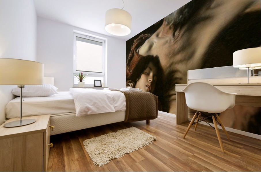 Homere mendiant, 1881 Mural print