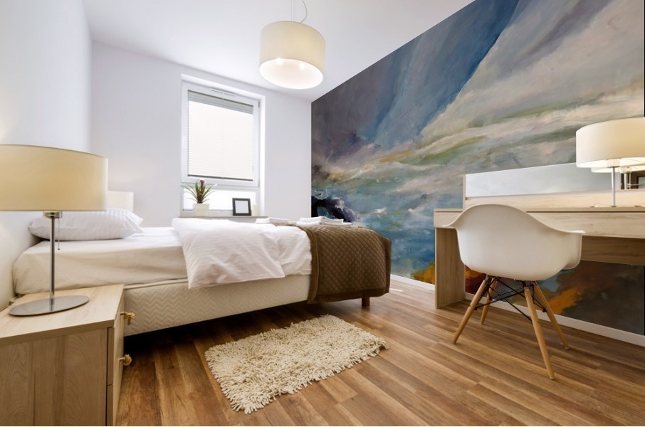 Sunlight on Waves_final Mural print