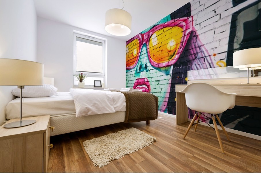 graffiti wall Mural print