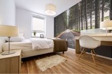 Road perspective Mural print