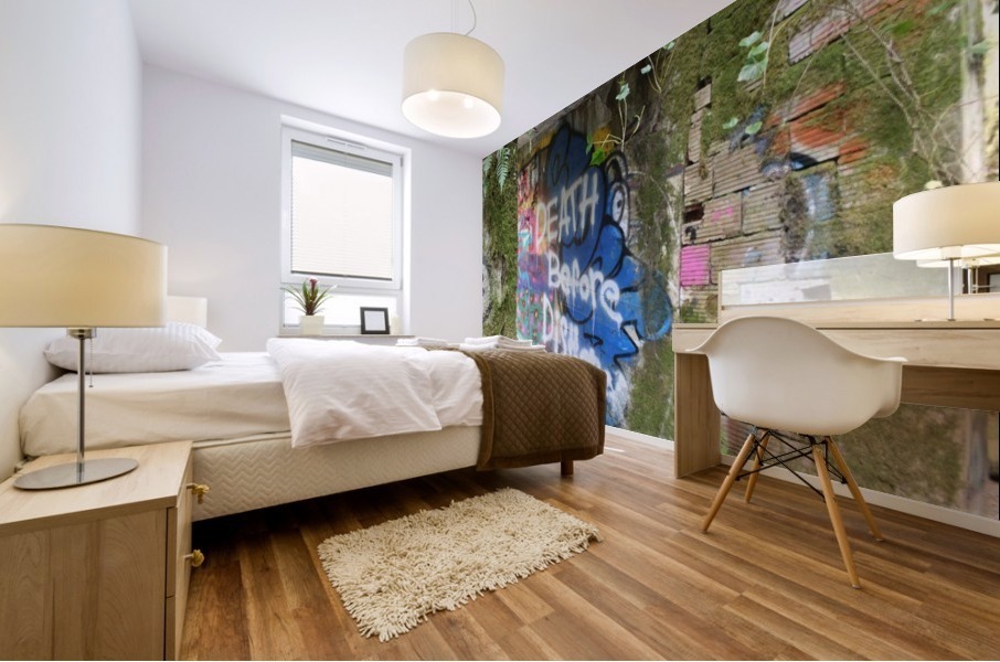 Death before dishoner Mural print