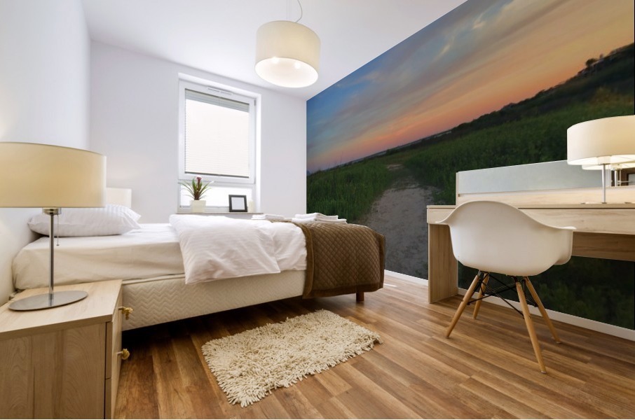 El Jardin Beach  Mural print