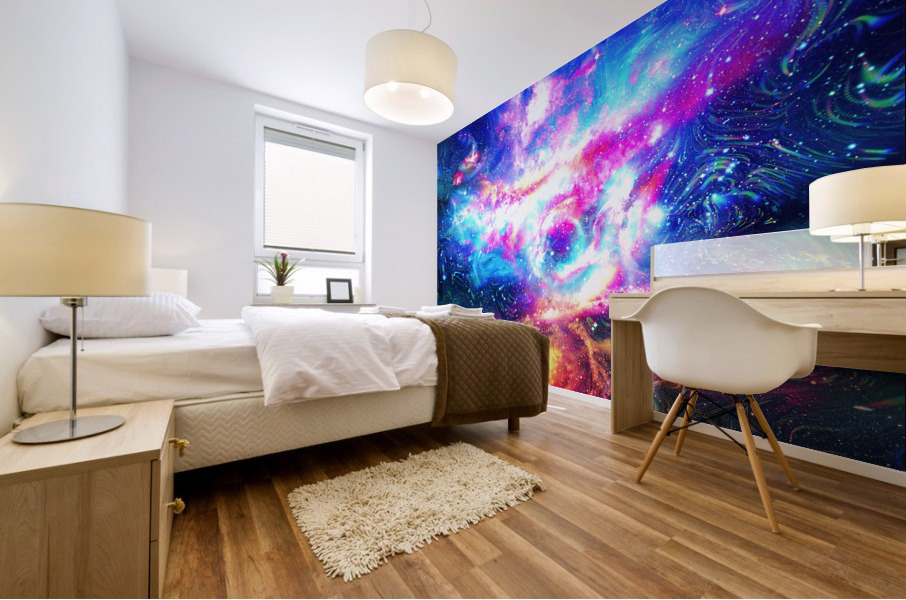 Colorful Galaxy  Mural print