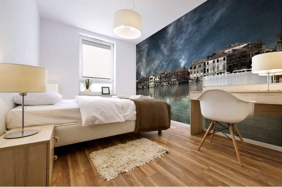 Reflections in Venice Mural print