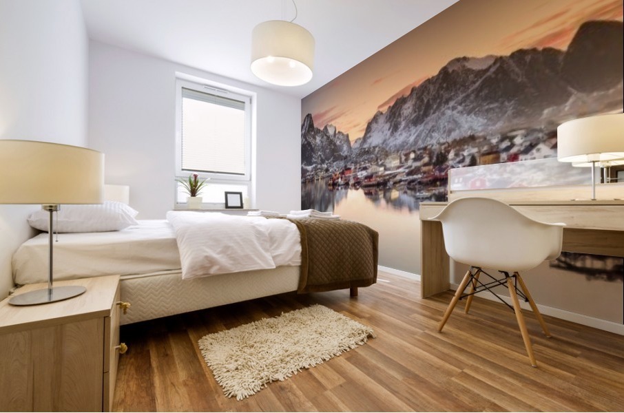 Reine Morning Light Mural print