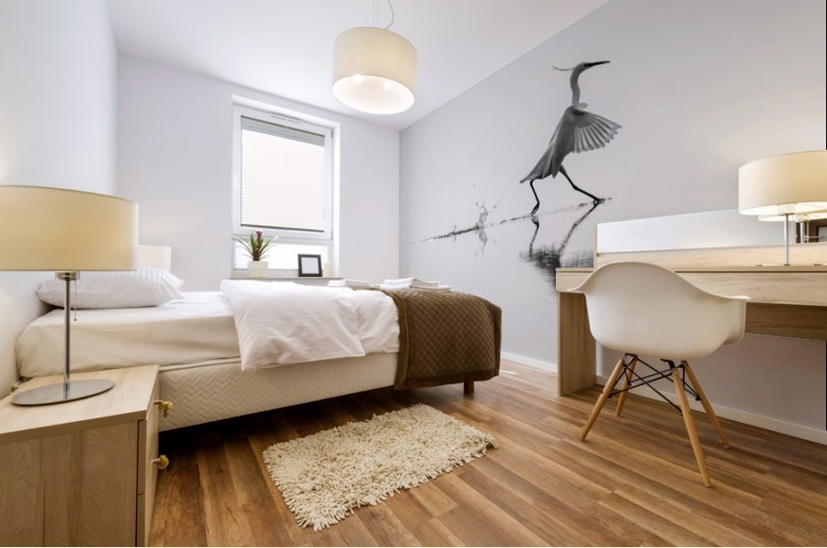 Dancing on the water Mural print