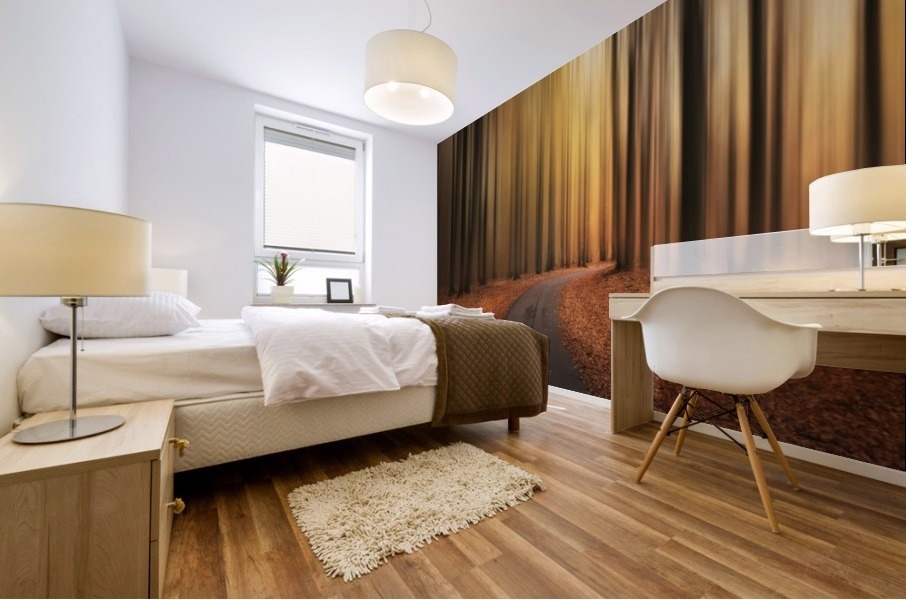 Path to unknown Mural print