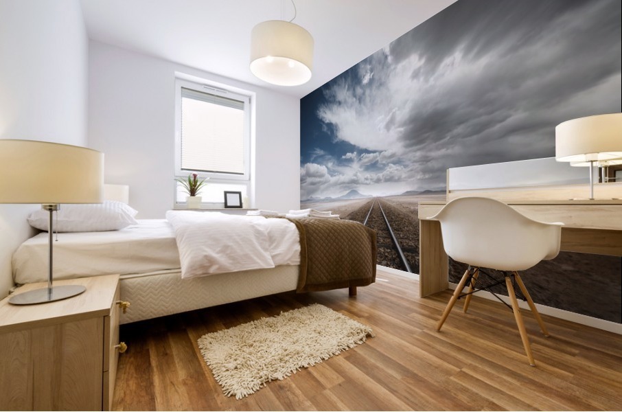 the long road Mural print