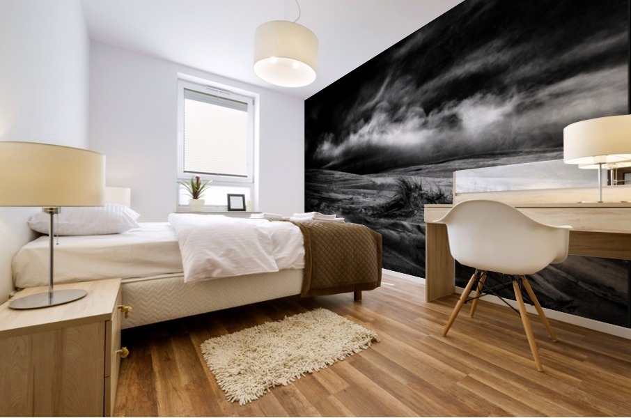 marram grass Mural print