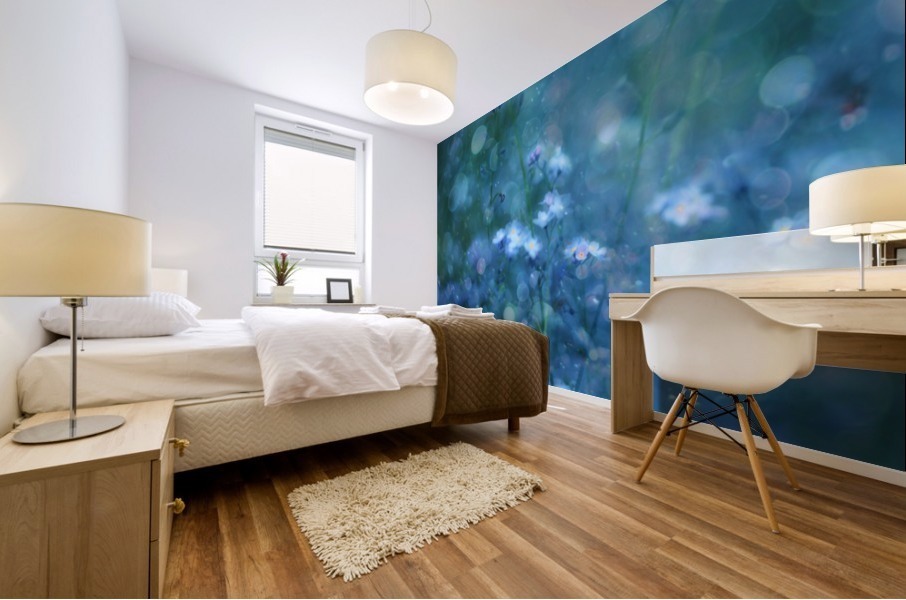 Blue Serenity Mural print