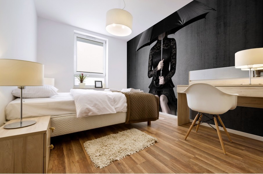 Black Rain Mural print