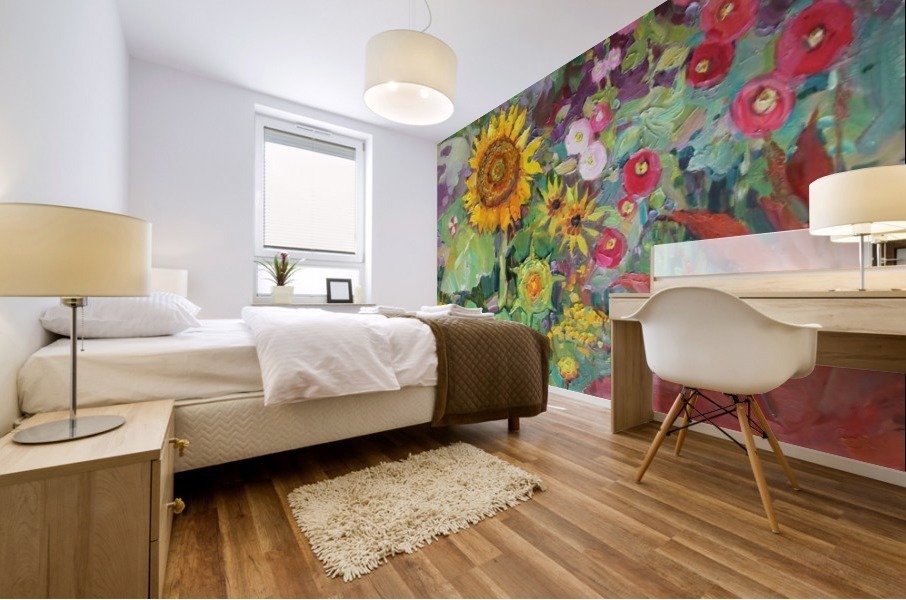 Solar rendezvous  Mural print
