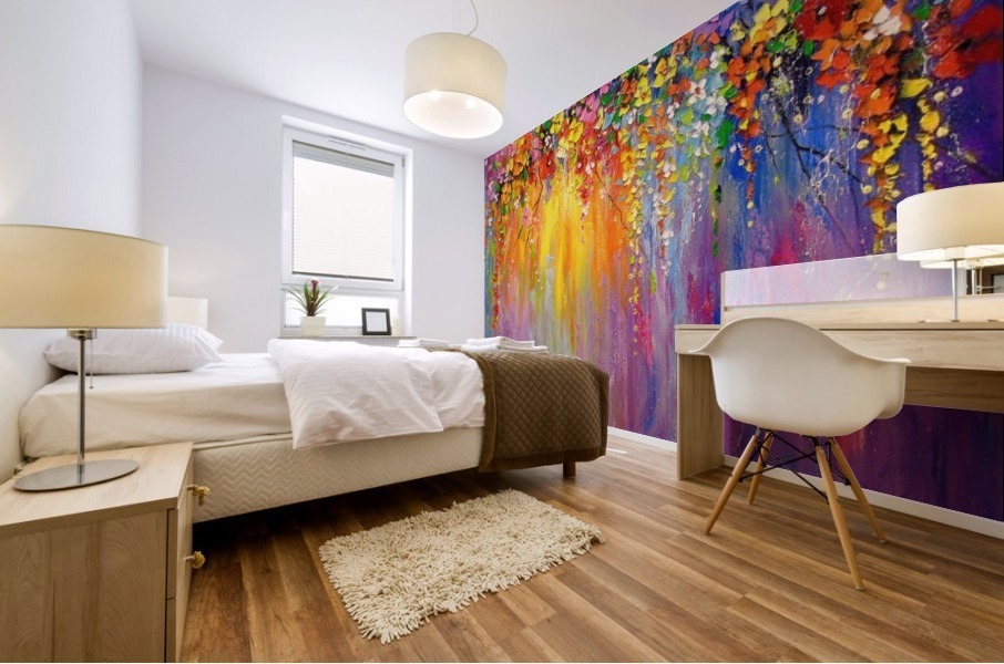 A symphony of colors Mural print