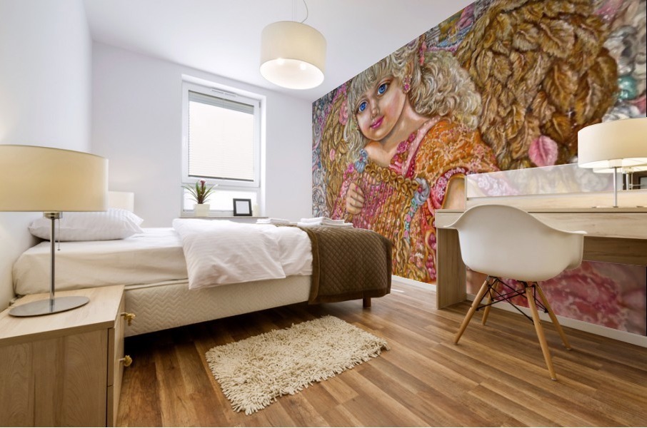 Yumi Sugai. An angel of the herb. Mural print