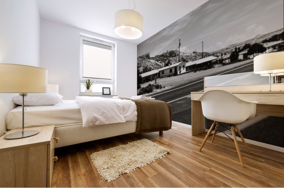 Old Motel Mural print