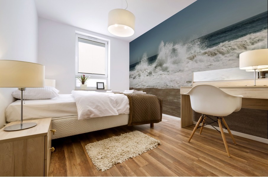 Big wave Mural print