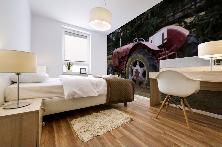 Rusty Old Tractor full Mural print