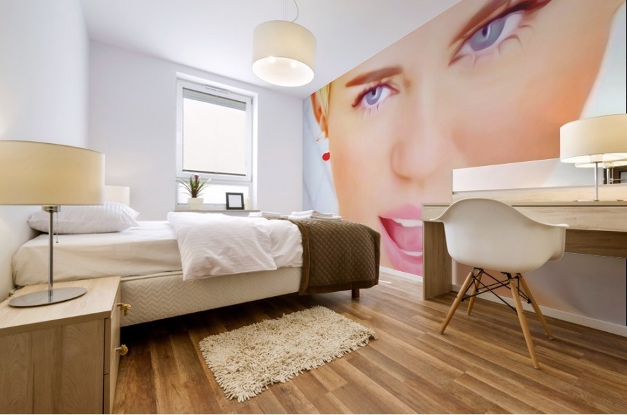The Star Miley Cyrus Reyda Ait Bougoulla Canvas Artwork