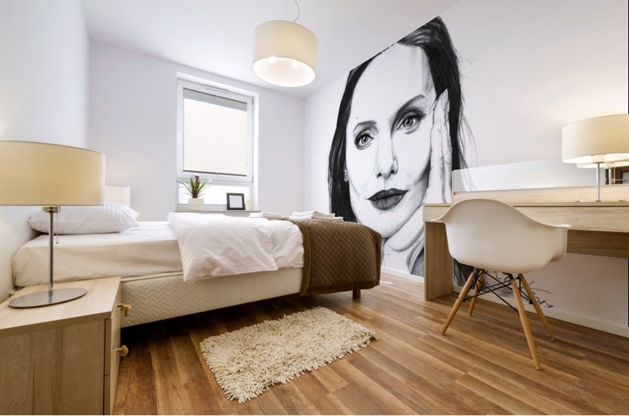 angieeee Mural print
