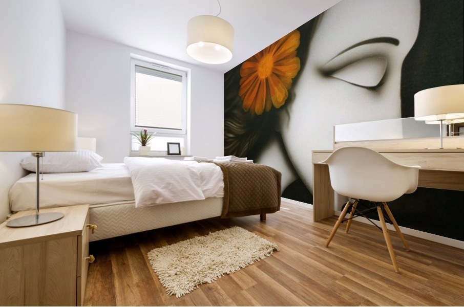 sun flower beauty Mural print