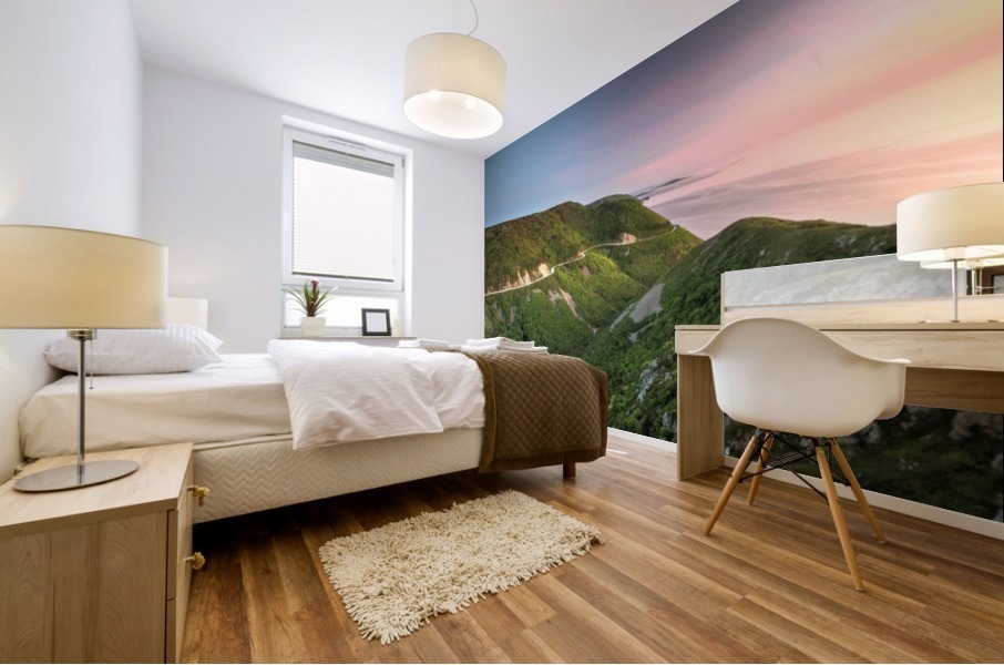 Skyline Sunset Mural print