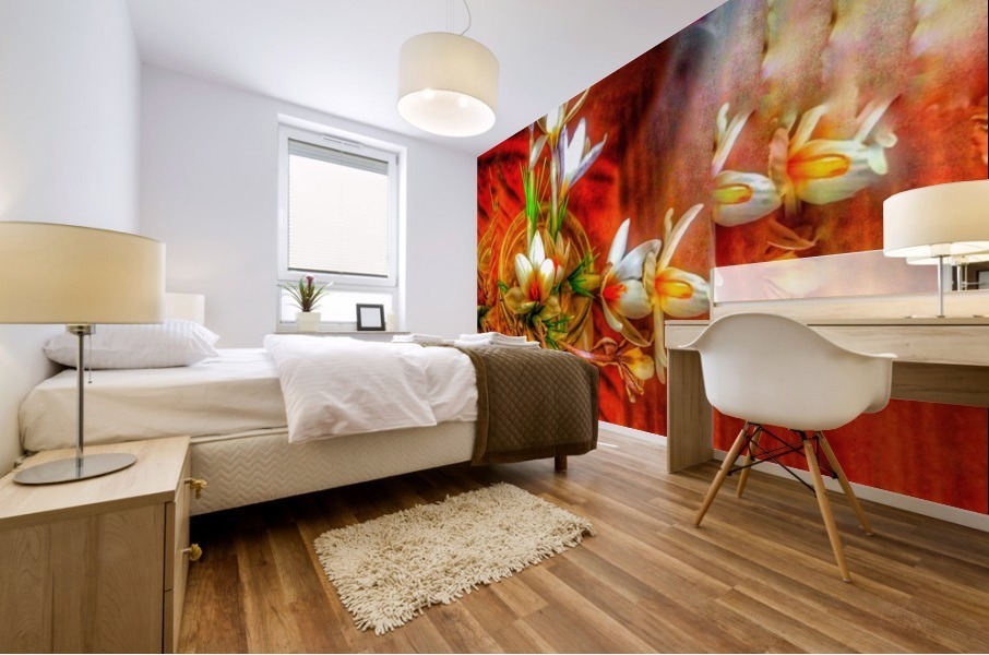 There is a magic in Snowdrop Mural print