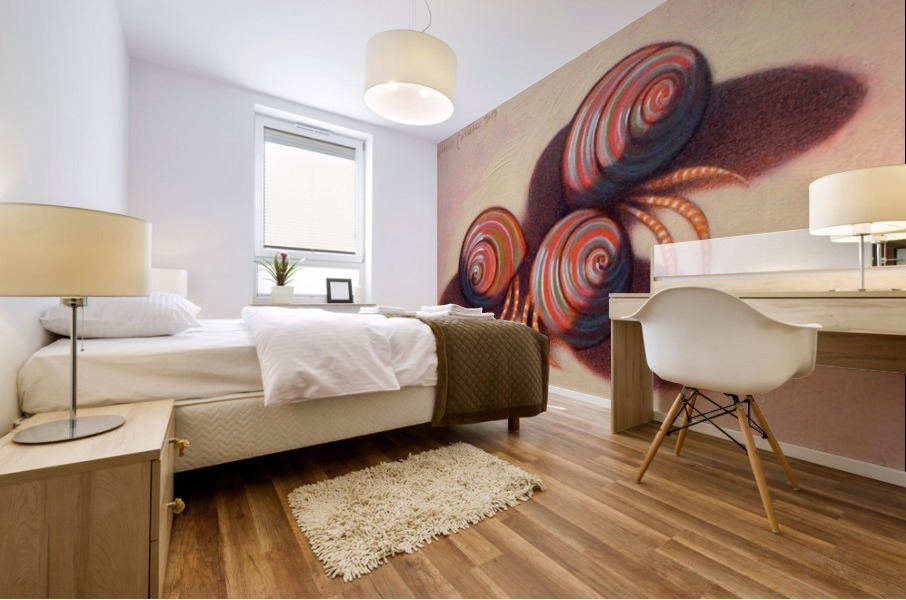 hermit crab on the shore Mural print