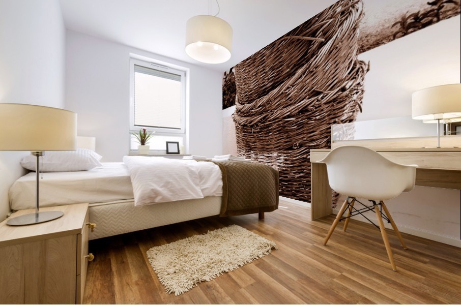 Grape Baskets Mural print