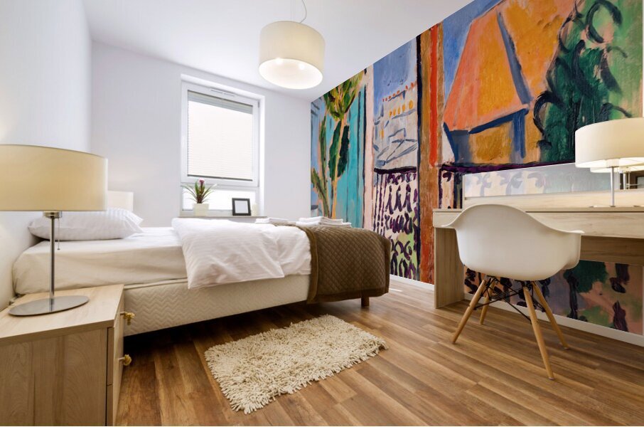 View from the Studio Window Mural print