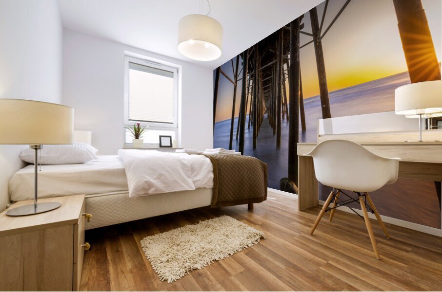 Oceanside Pier Mural print