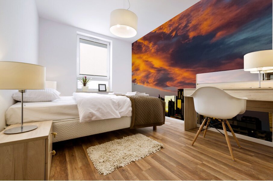 Mile High Glow - Panoramic Mural print