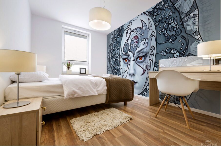 ArtXcl 177 Mask  Mural print