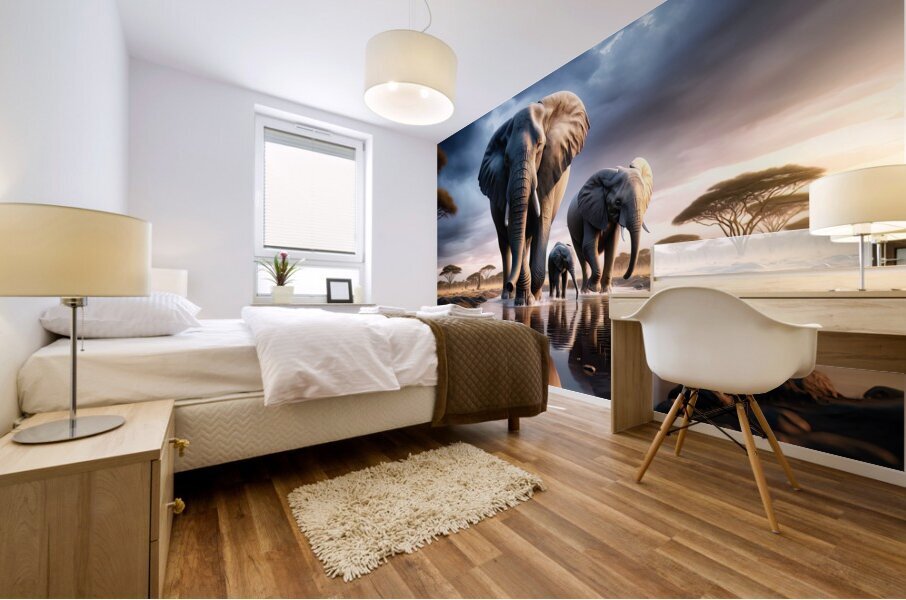 Family Reflections - GIA2401-0207-ILU Mural print