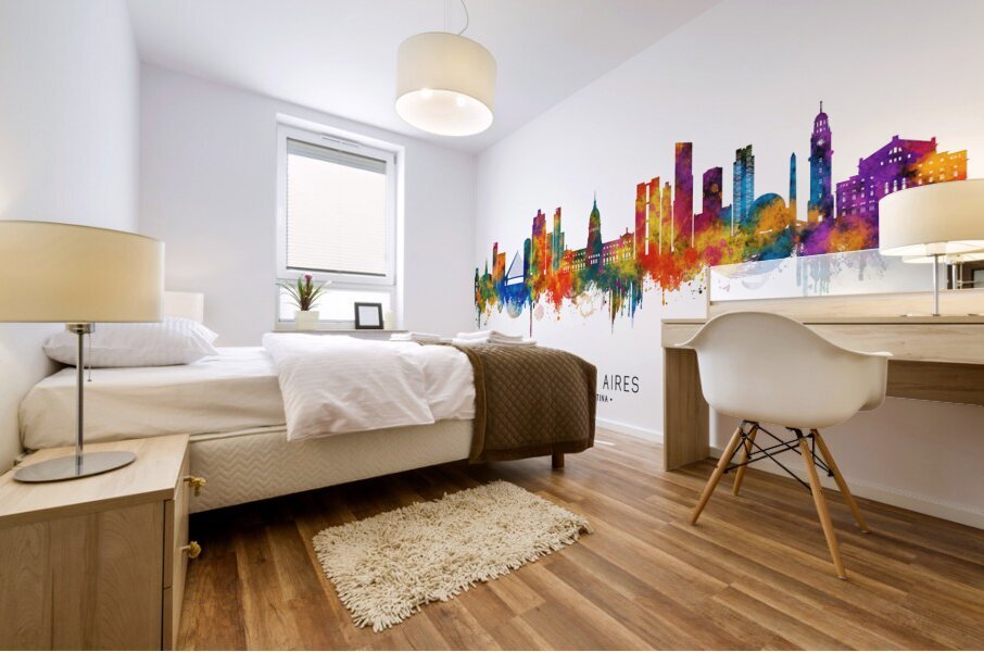 Buenos Aires Argentina Skyline Mural print
