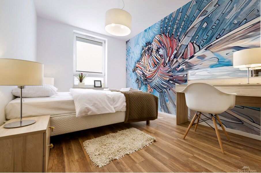 ArtXcl 205 Lion Fish photo  Mural print