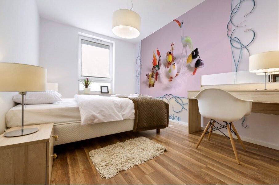 L ECLOSION Mural print