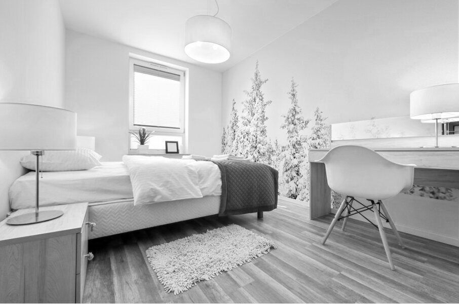 White Pines  Mural print