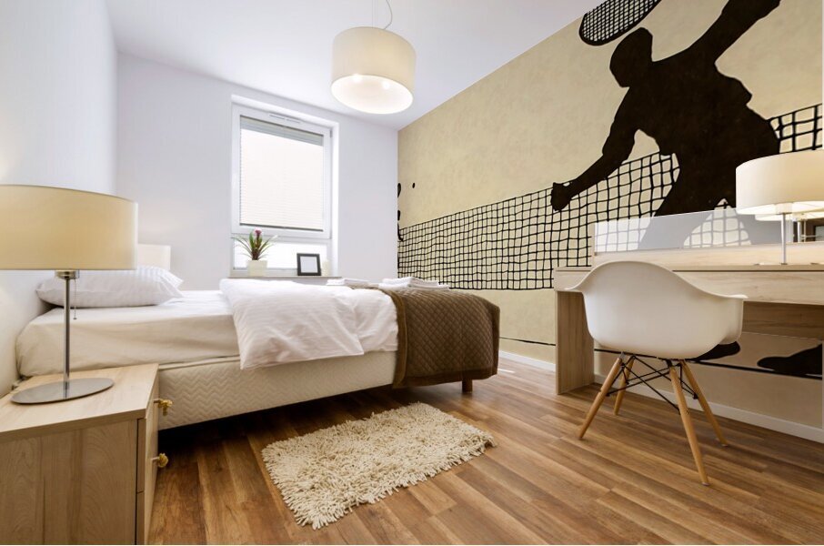 1920s Tennis Mural print