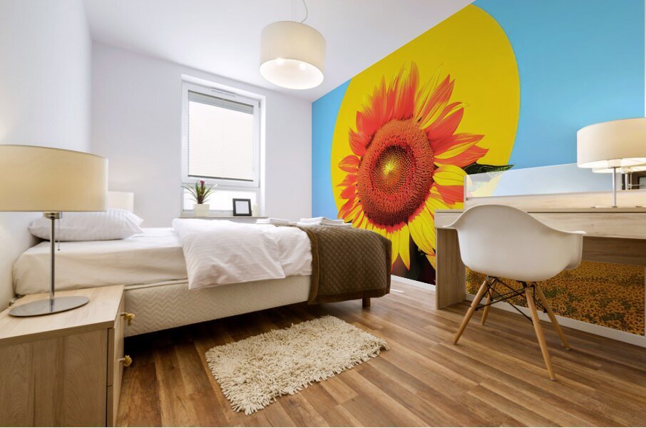 Sun Flower Mural print