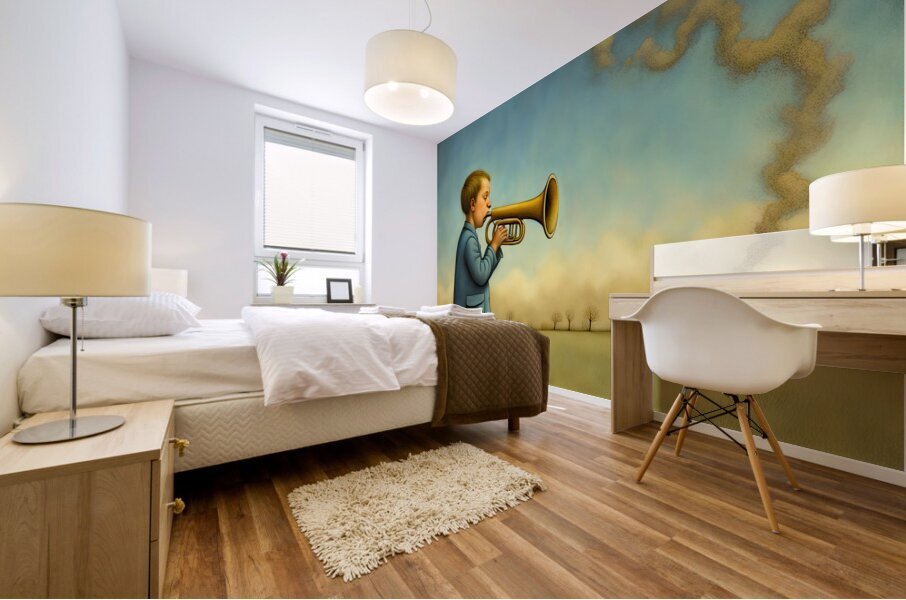 SMOKE ALARM Mural print