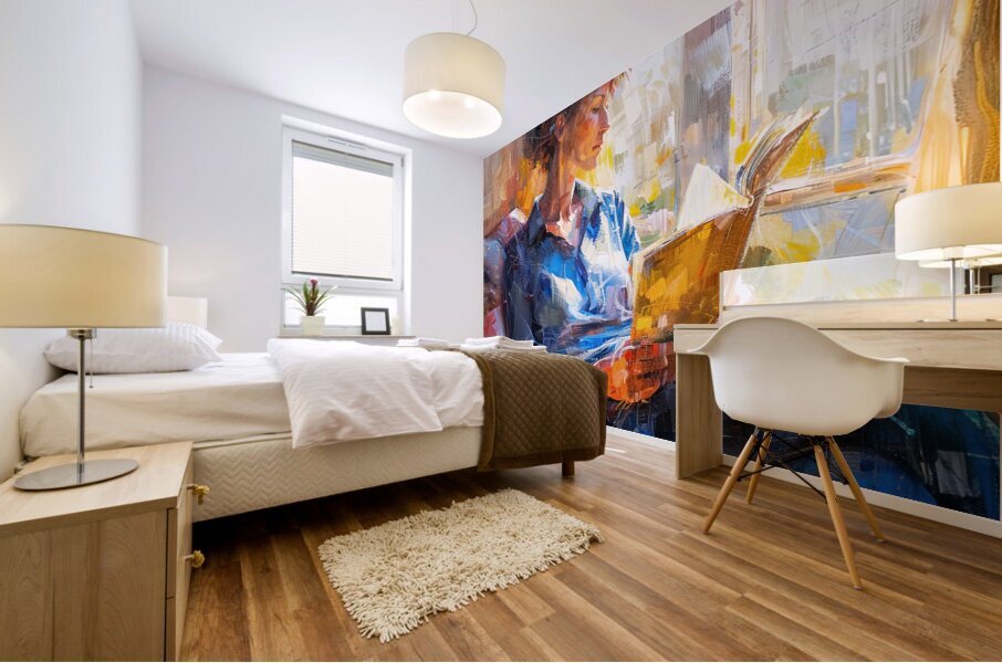 Illustrated Serenity - GIA2401-0219-OIL Mural print