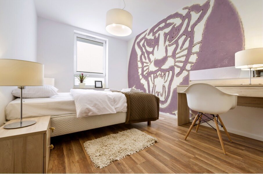 Vintage Kansas State Wildcat Art Mural print