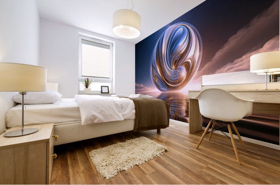 Beach Ball Escape  Mural print