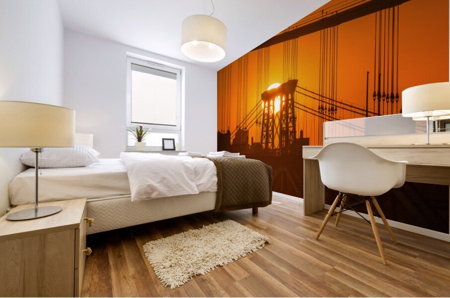 Manhatten Sunrise Mural print