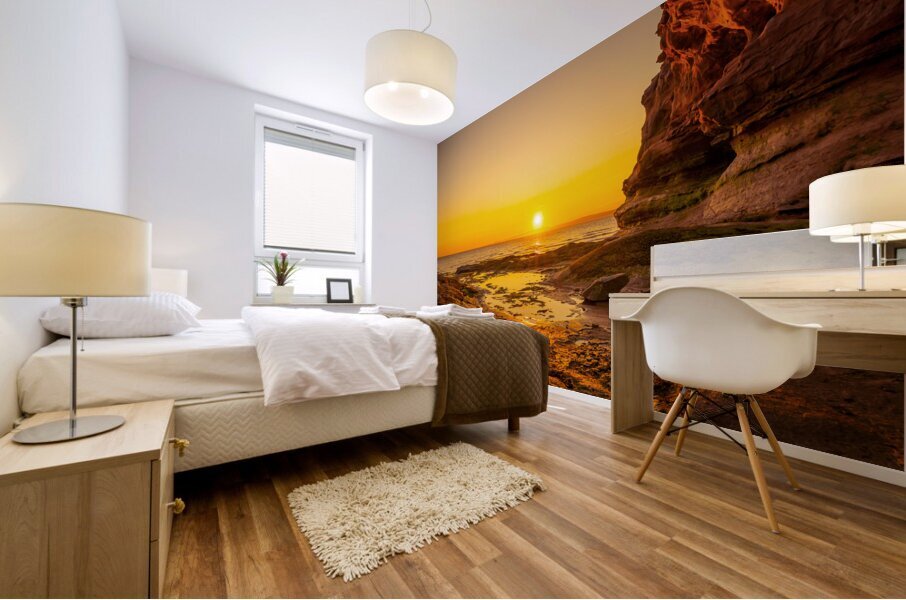 Burntcoat Head Sunset Mural print