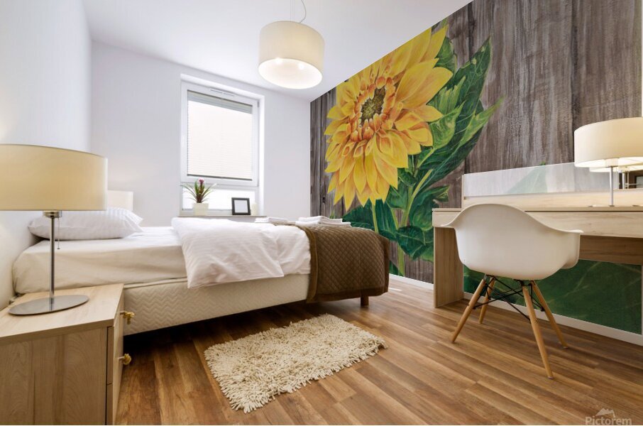 Sunshine In My Garden - Painting Mural print