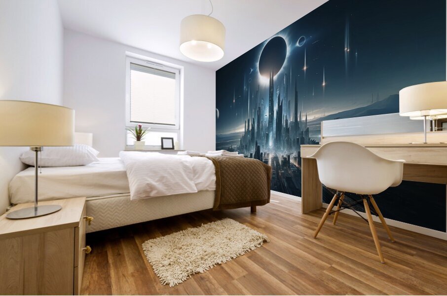 Encompassing Eclipse  Mural print