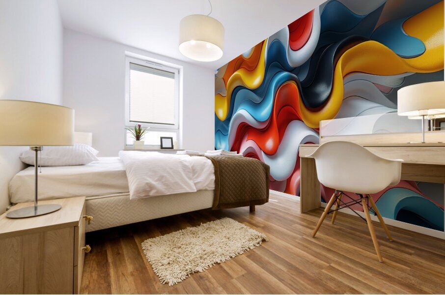 Abstract Sensation Mural print